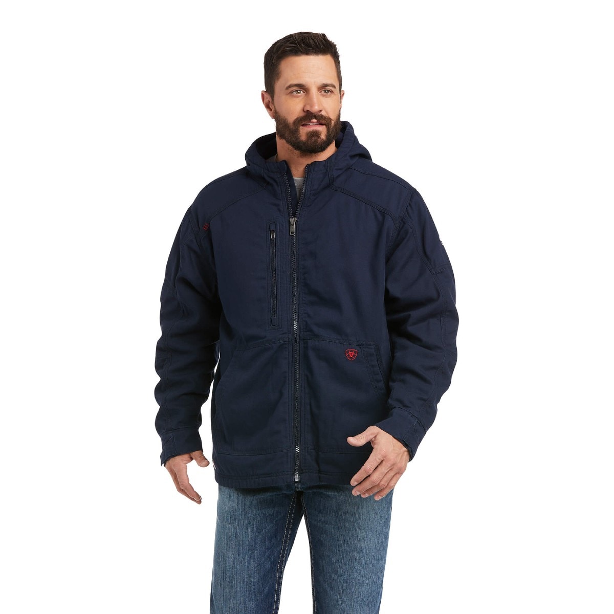 Ariat FR DuraLight Stretch Canvas Jacket in Navy